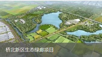 桥北新区生态绿廊项目